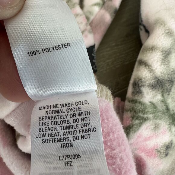 Cabela’s Women’s 2XL Pink Camo Fleece Pajama Set Snap Top & Pants Hunting - Picture 8 of 8